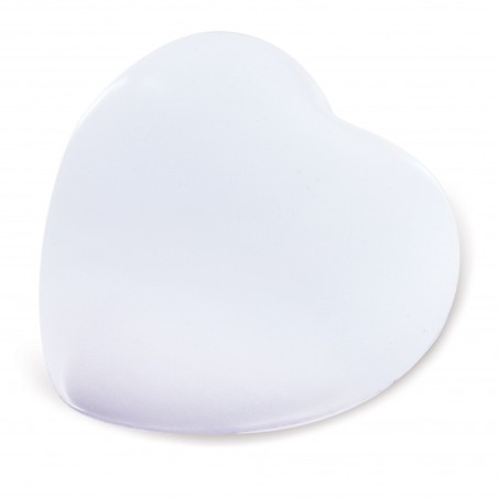 Cuore antistress bianco