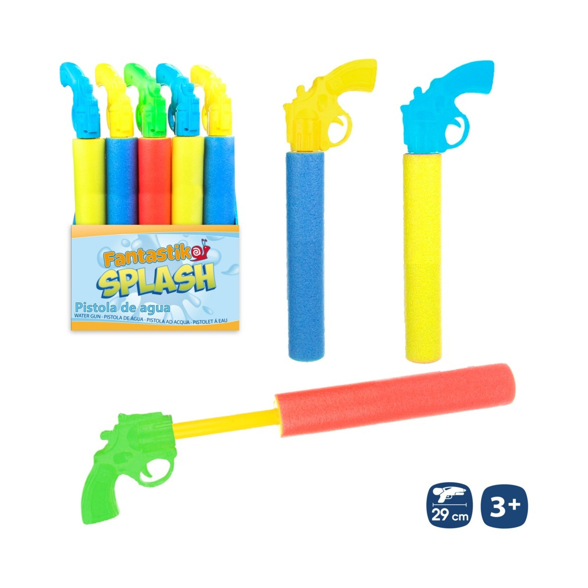 Pistola ad acqua foam revolver