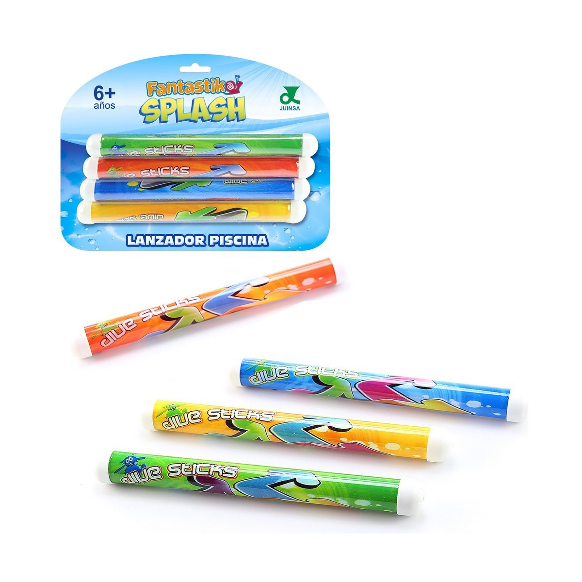 Set di 4 lanciatori bastoni per piscine