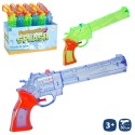 Pistola ad acqua tipo revolver trasparente