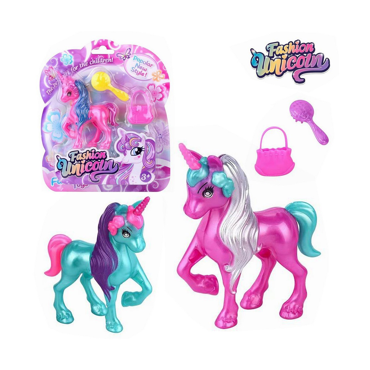 Pony con accessori