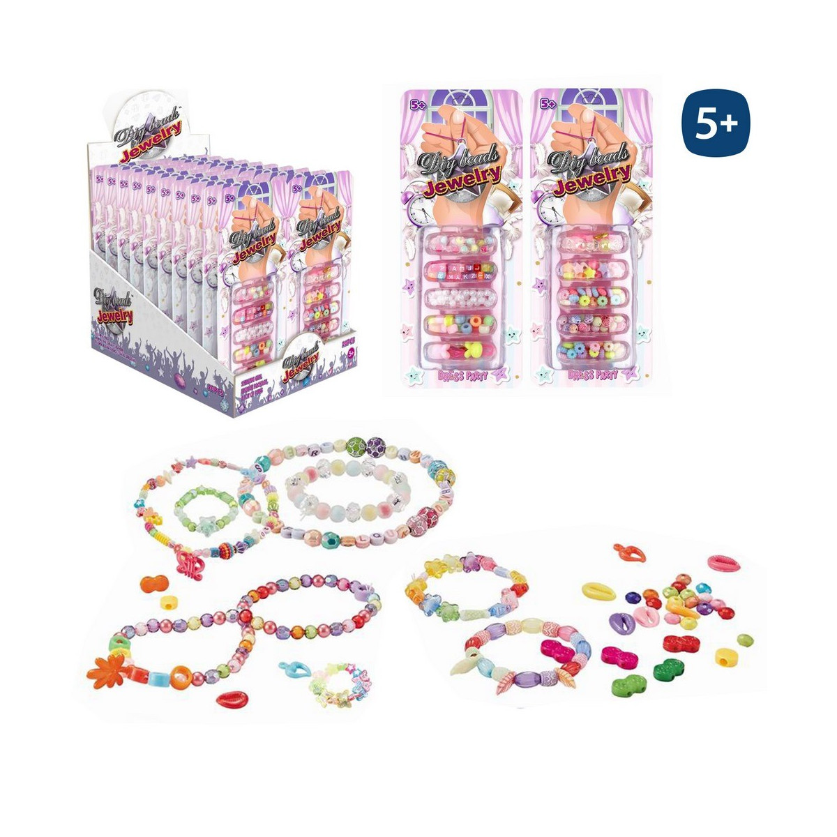 Bracciale e collane di perline