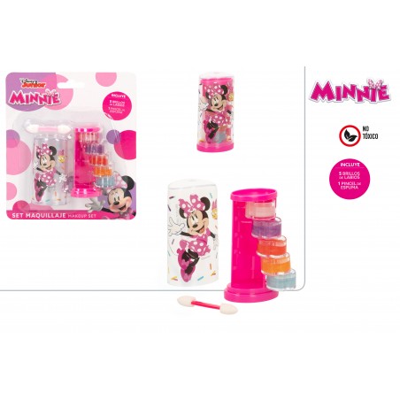 Lucidalabbra Minnie Mouse in torre con pennello