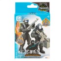Set montaggio due figure articolate poliziotti