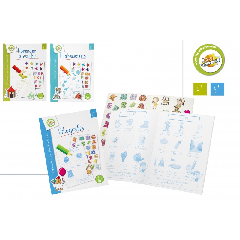 Libro educativo per imparare a scrivere