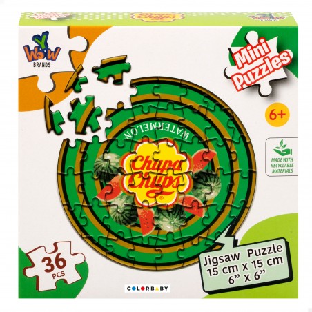 Mini puzzle chupa chups 36 pezzi