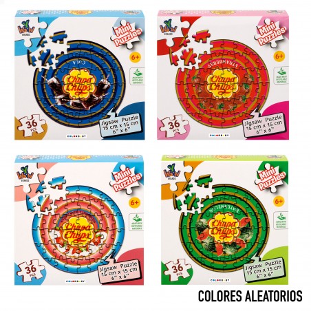 Mini puzzle chupa chups 36 pezzi