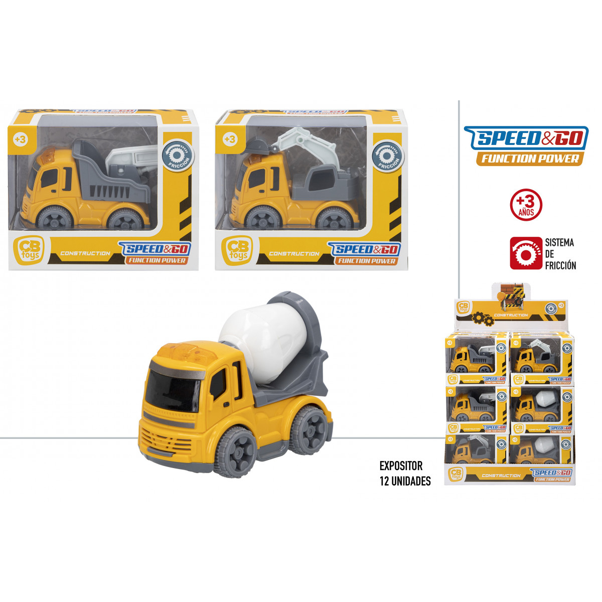 Camion da costruzione con sistema di frizione