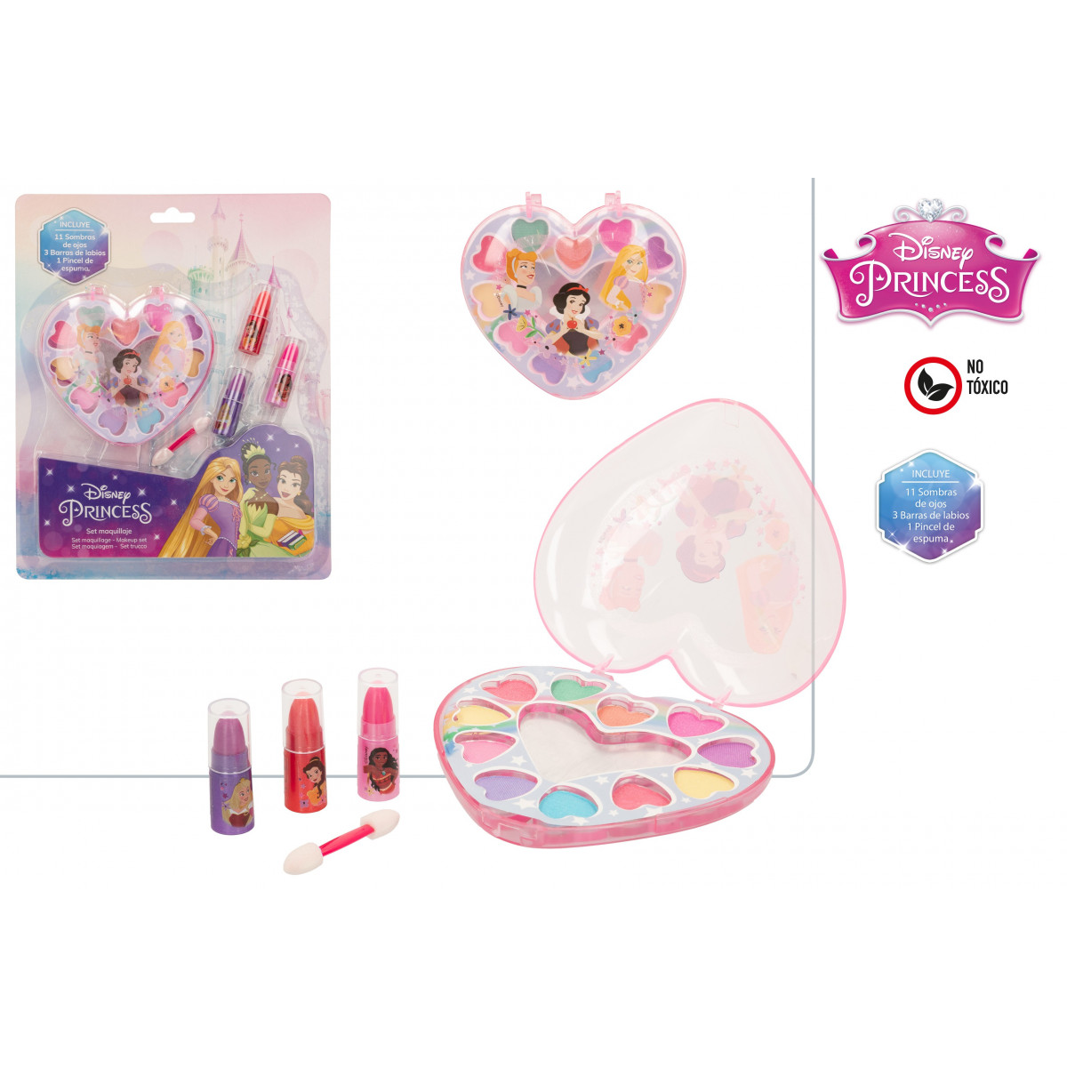Set trucco principesse Disney cuore