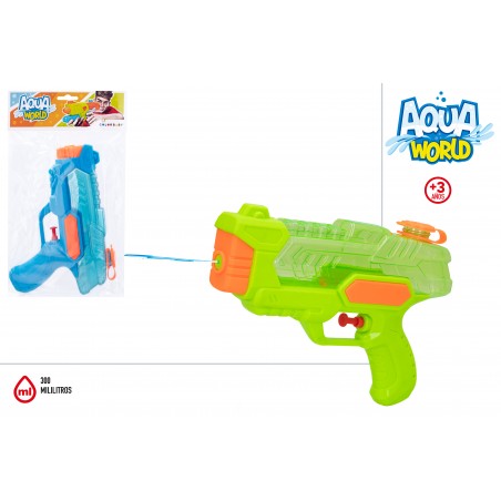 Pistola ad acqua trasparente da 300 ml.