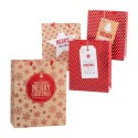 Borsa di carta per Natale assortita