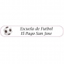Adesivi personalizzati con design da calcio
