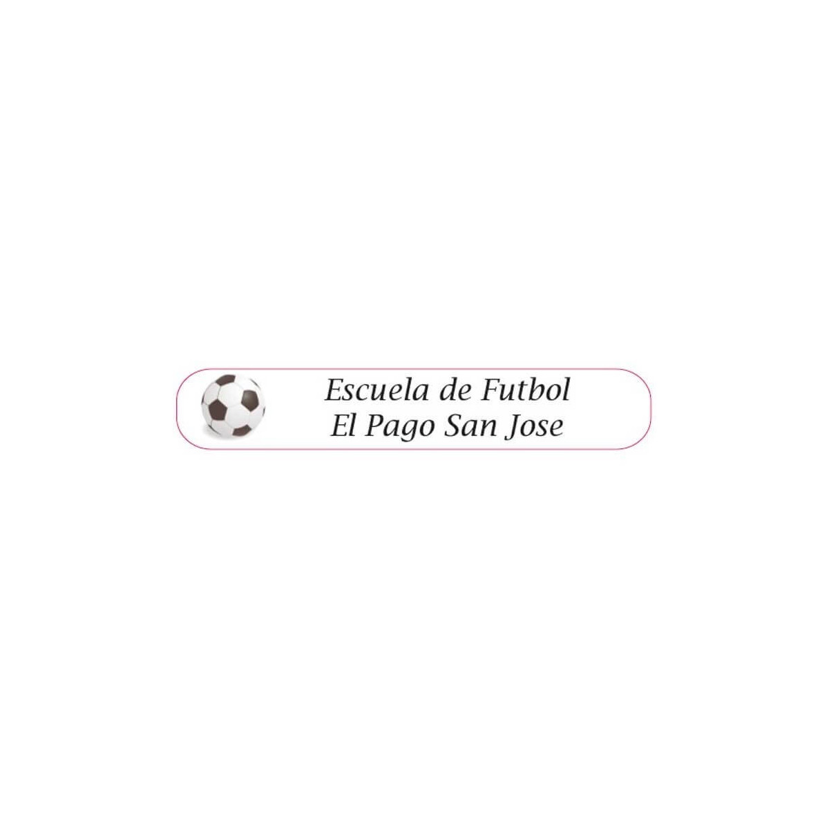 Adesivi personalizzati con design da calcio