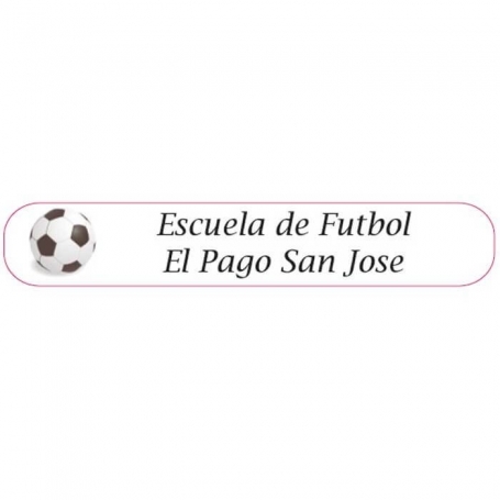 Adesivi personalizzati con design da calcio