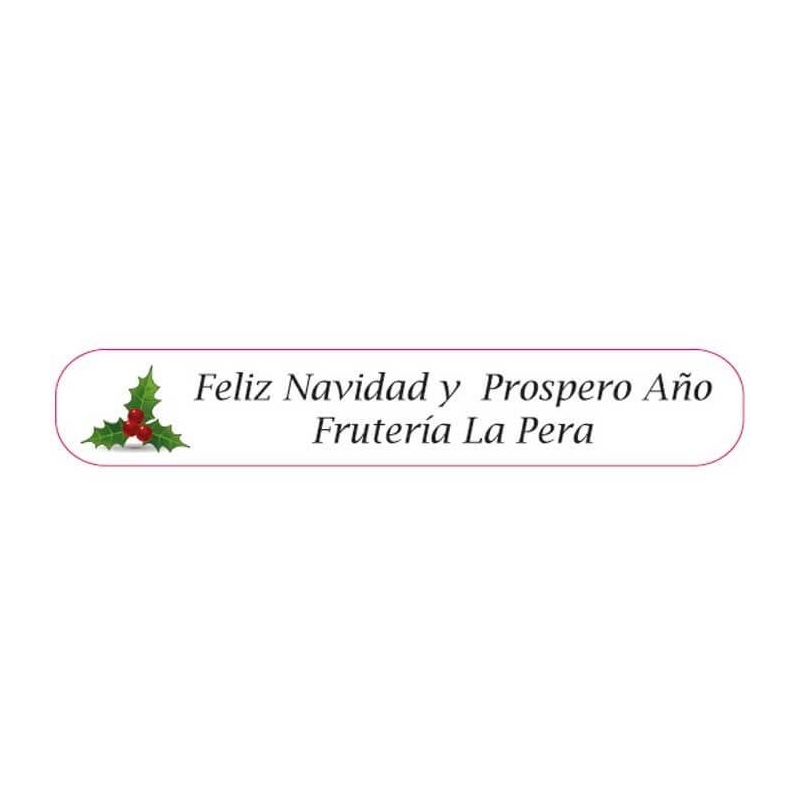 Etichette adesive natalizie