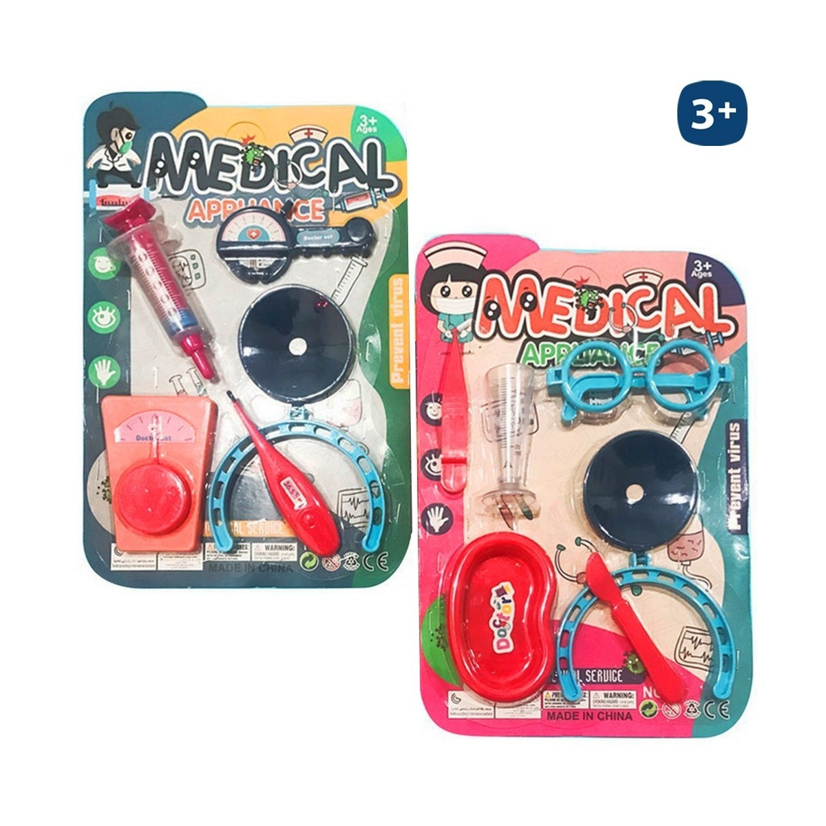 Set di dottore per bambini con accessori per giocare