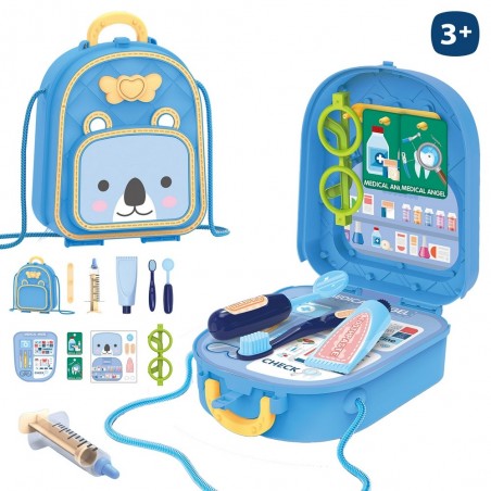 Zaino da dottore giocattolo con accessori giocattolo