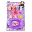 Cani mini giocattolo con accessori