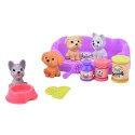 Cani mini giocattolo con accessori