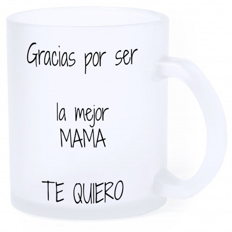 Tazza glassata sublimata con fotografia e dedicatoria personalizzata