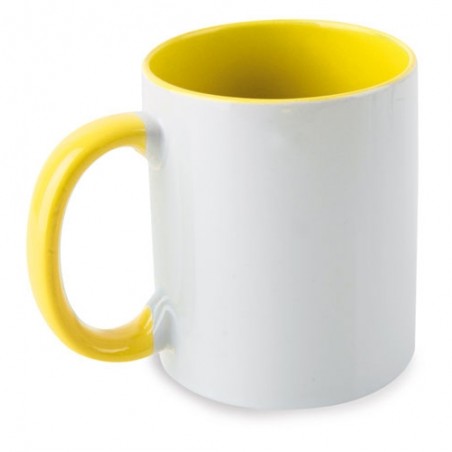 Tazza con interno colorato per sublimazione