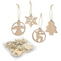 Set di 12 decorazioni per l'albero di Natale