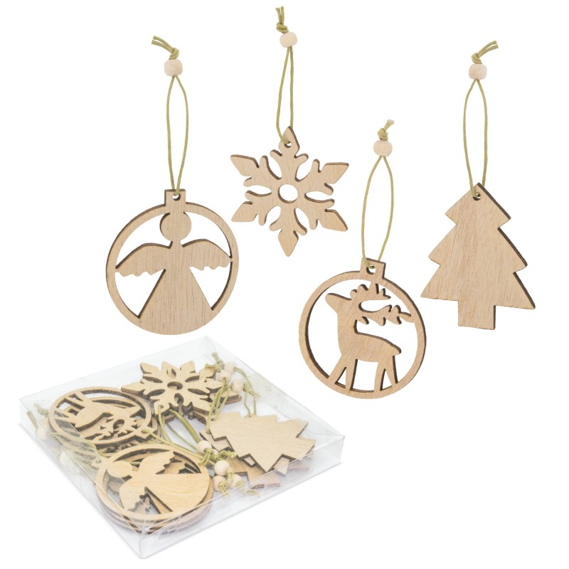 Set di 12 decorazioni per l'albero di Natale