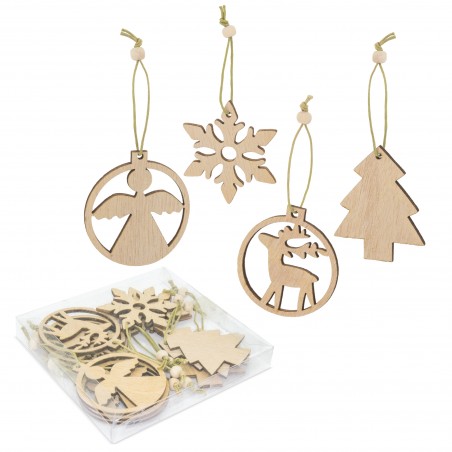Set di 12 decorazioni per l'albero di Natale