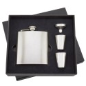 Flask metallica con bicchieri