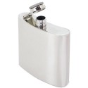 Flask metallica con bicchieri