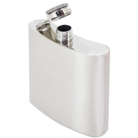 Flask metallica con bicchieri