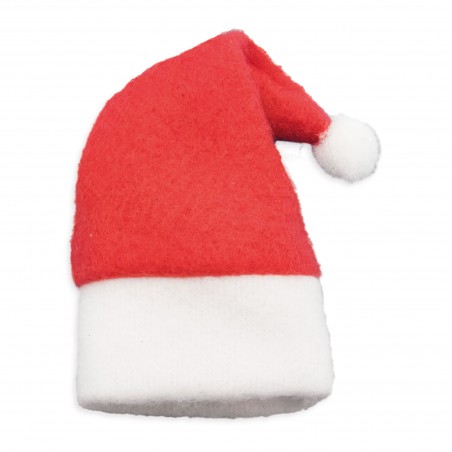 Fodere per posate natalizie a forma di cappello di Babbo Natale