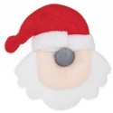 Magnete di Natale con faccia di Babbo Natale