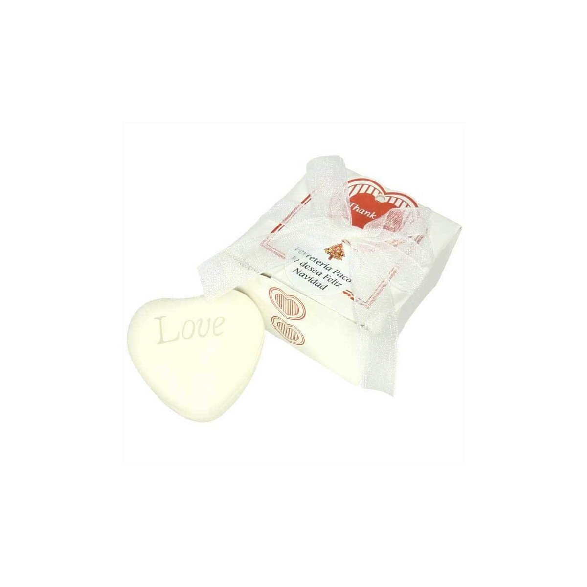 Sapone personalizzato a forma di cuore