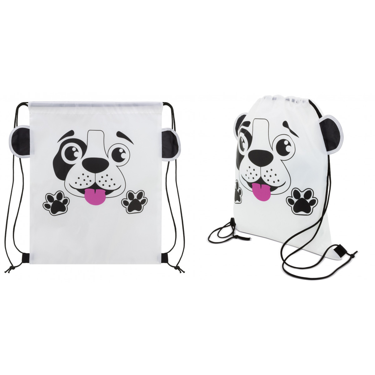 Zaino sacco per bambini con design di cagnolino
