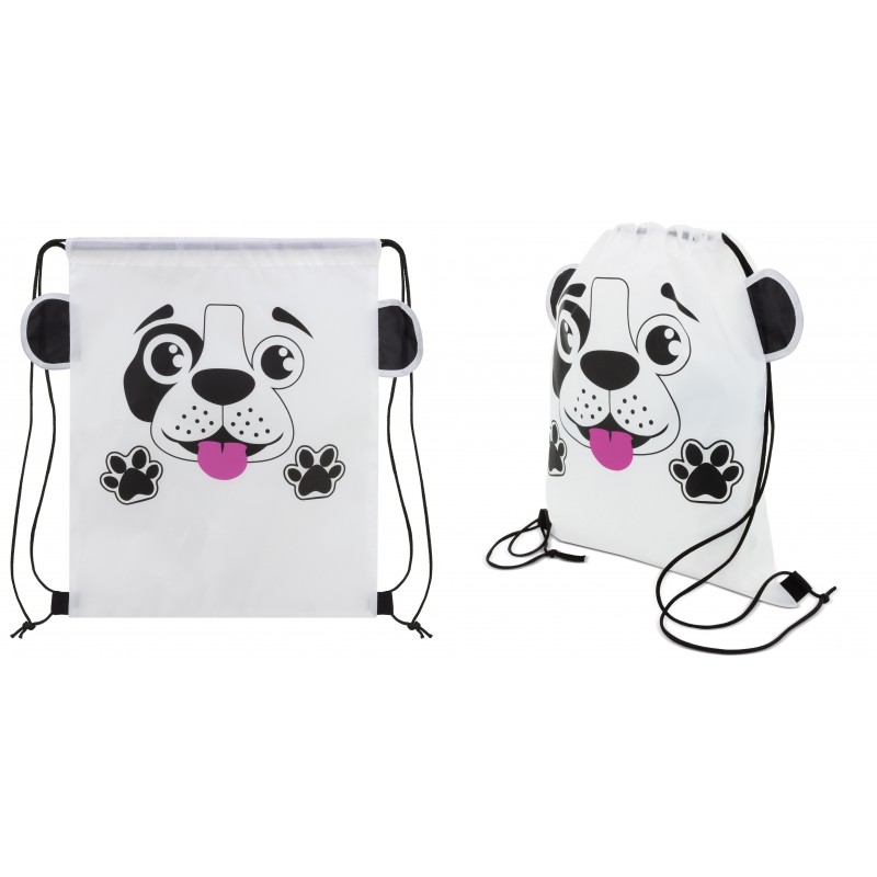 Zaino sacco per bambini con design di cagnolino