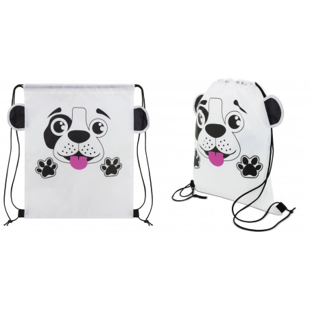 Zaino sacco per bambini con design di cagnolino