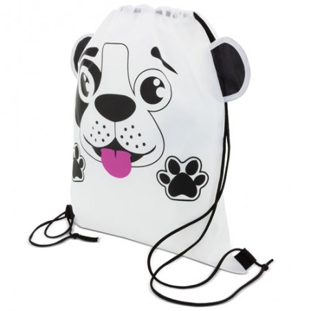 Zaino sacco per bambini con design di cagnolino
