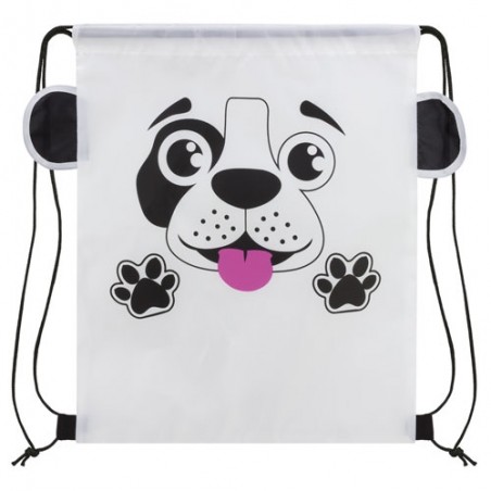 Zaino sacco per bambini con design di cagnolino