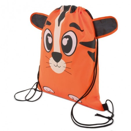 Zaino sacco infantile con design di tigre