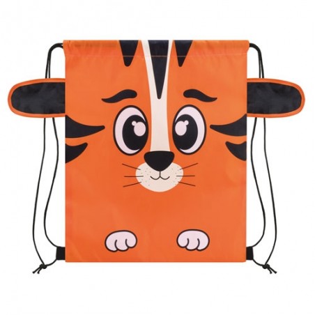 Zaino sacco infantile con design di tigre