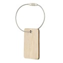 Buono regalo in legno con cordino rigido in argento