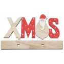 Decorazione per il tavolo di Natale realizzata in legno