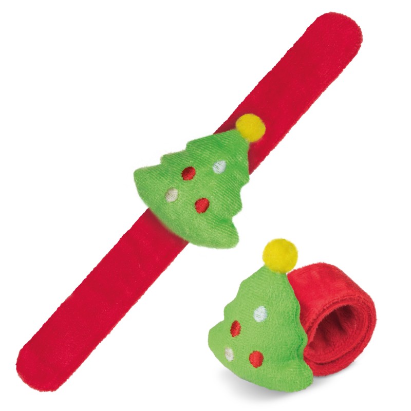 Bracciale di Natale arrotolabile a forma di albero di Natale
