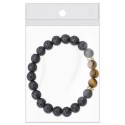Bracciale in pietra vulcanica