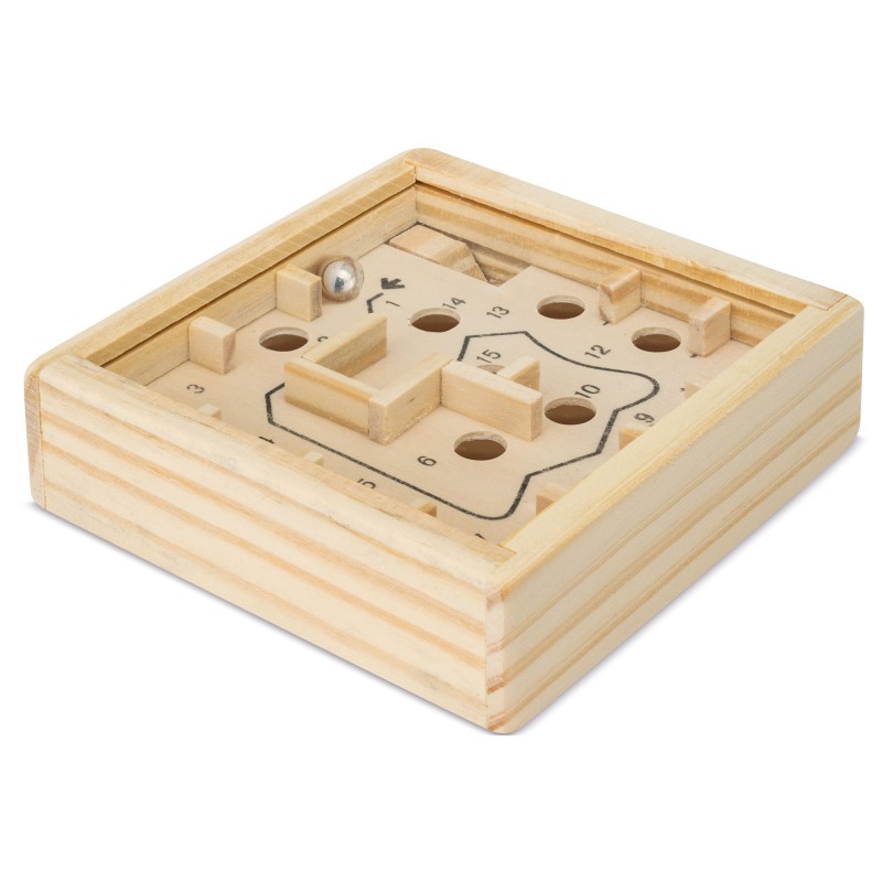 Labirinto Di Palline In Una Scatola Di Legno