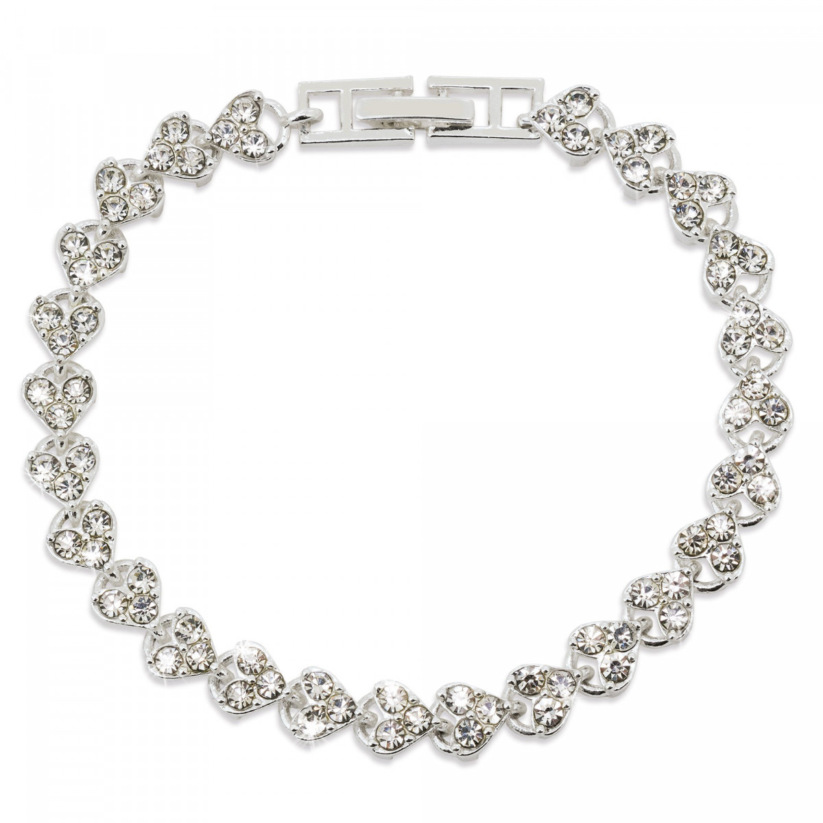 Bracciale gioiello con cristalli