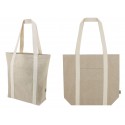 Borsa con manici in cotone riciclato