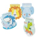 Set di 8 quaderni per bambini con animali infantili