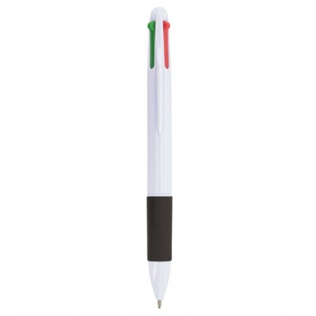 Penna a sfera con 4 inchiostri color nero, rosso, blu e verde